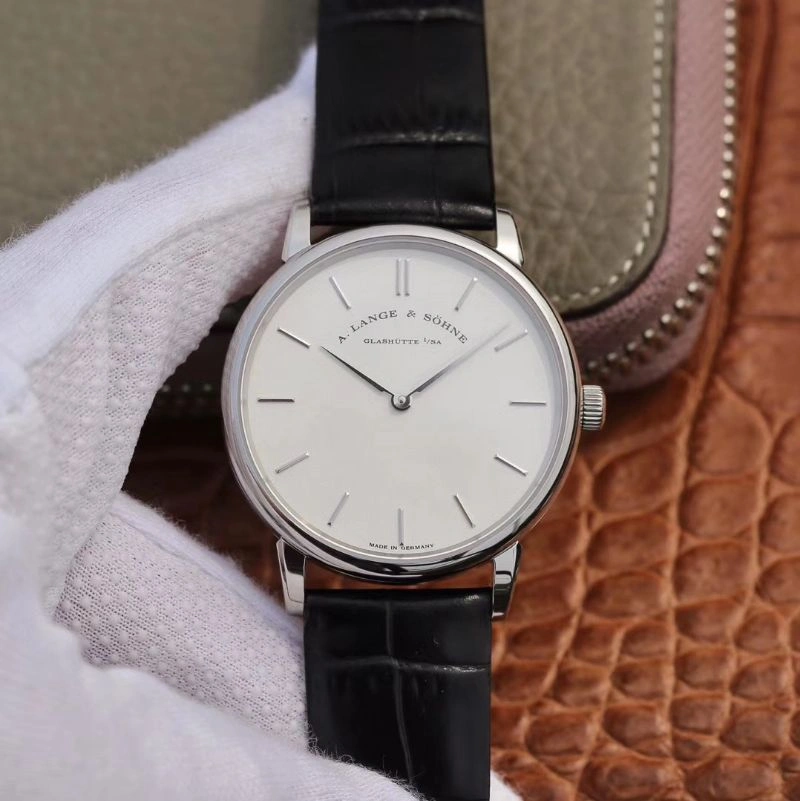 A. Lange & Sohne Saxonia Thin 201.027 SV Factory 1:1 Best Edition Replica Watch white dial Swiss ETA2892